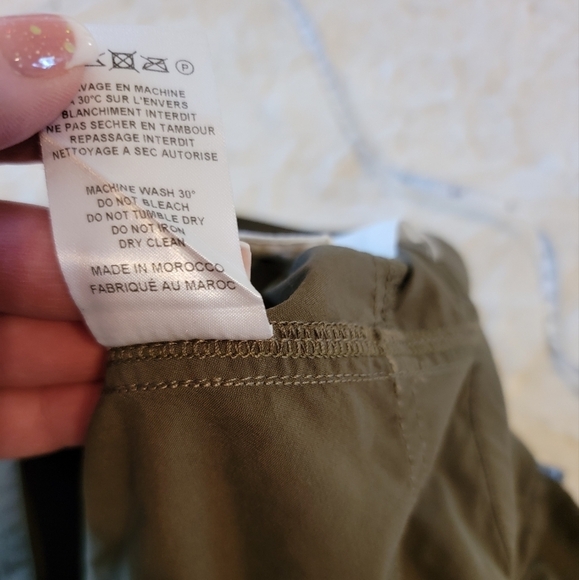 NWT Solid & Striped green zip off legs converable baggy pants Size large - Picture 10 of 15